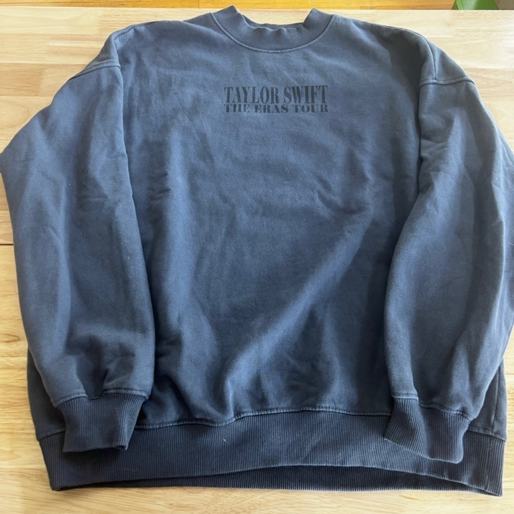 Taylor Swift Eras Concert Merch Blue Crewneck